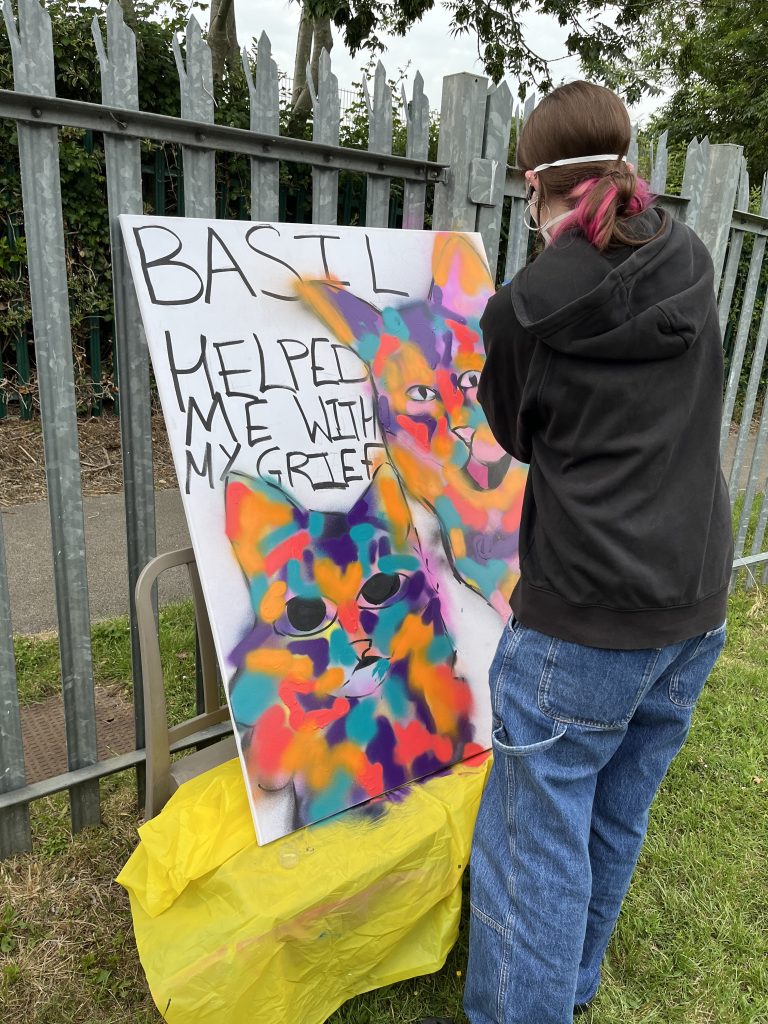 grieffitti + art + bereavement